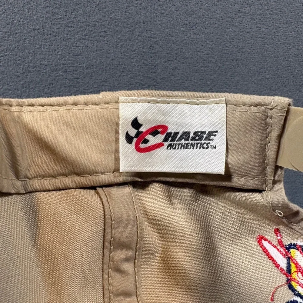 Jeff Gordon #24 Dupont Motorsports Hat Cap Beige Chase NASCAR Vintage‎ Y2K